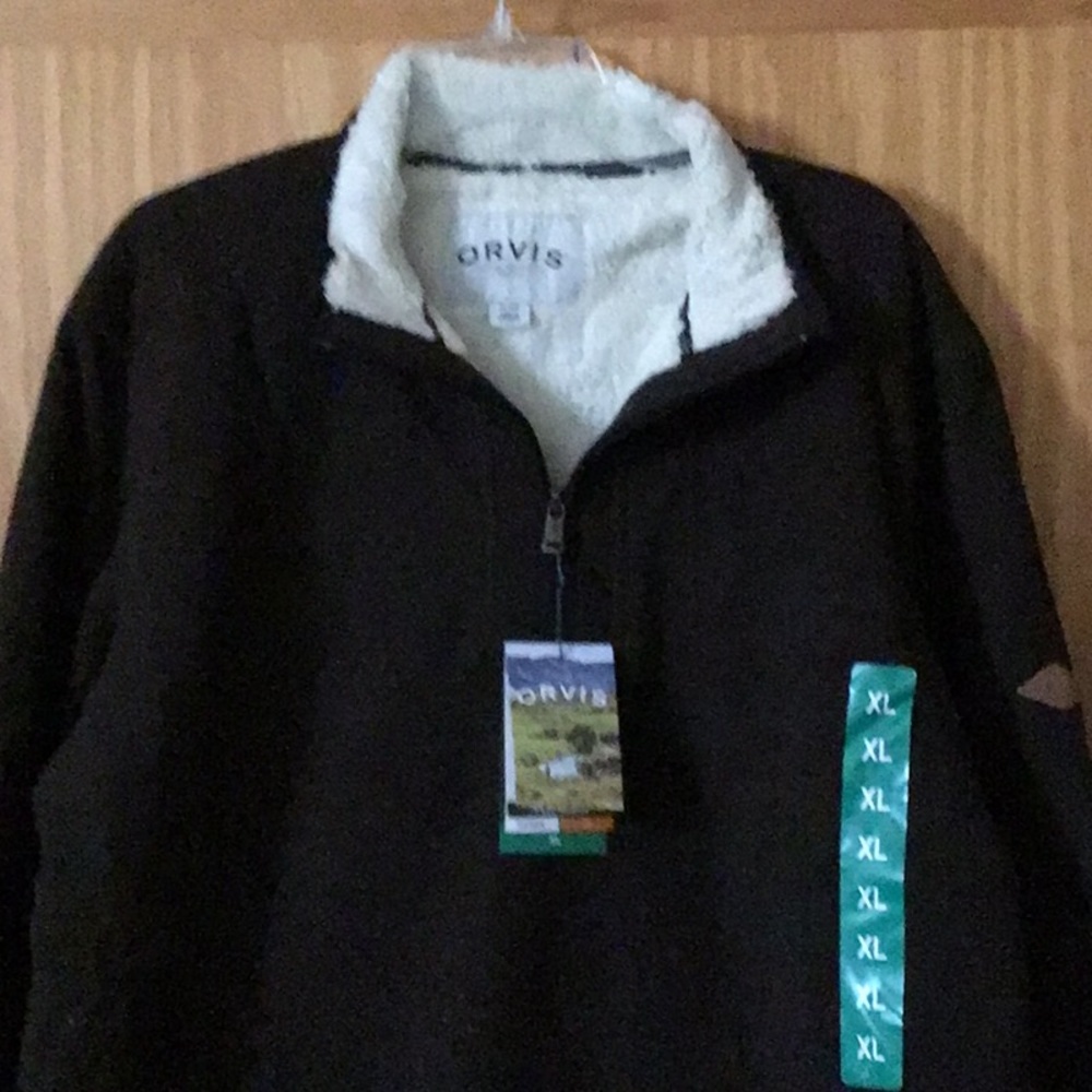 Orvis 1/4 zip fleece pullover
